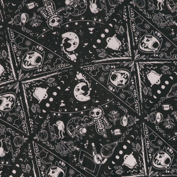 GRAVEYARD SMASH V NECK HANDKERCHIEF DRESS - Picture 3 of 6